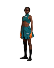 Load image into Gallery viewer, BSC _ NYL SKIRT - [TEAL]
